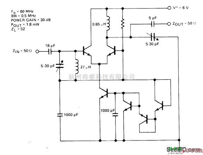信号产生中的60MHz窄带电路  第1张