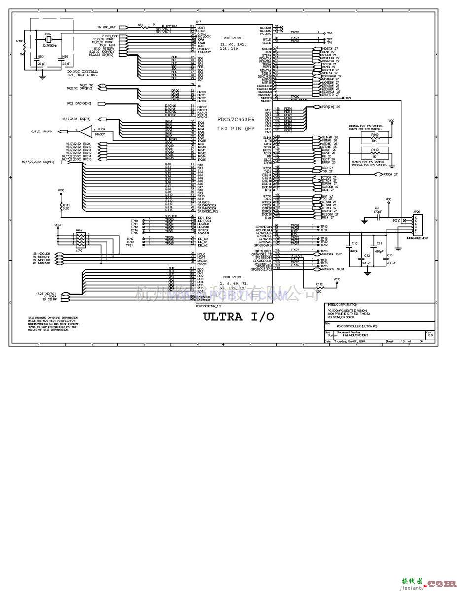 微机单片机中的电脑主板设计图440LX[_]18  第1张