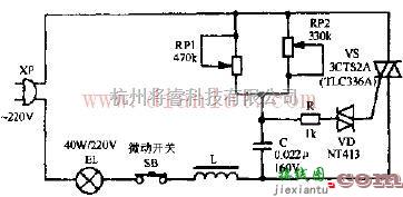 中亚牌SBT-254调光书写台灯电路及相关介绍  第1张