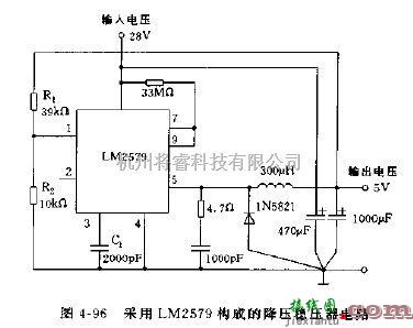 电源电路中的LM2579构成的升降压稳压器及变换器电路图  第2张