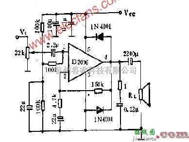 新型D2006音频功率放大电路  第1张