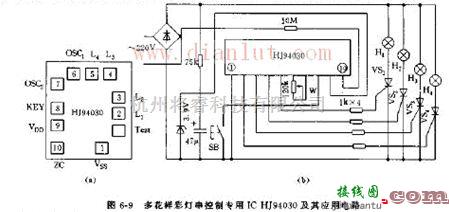 多花样彩灯控制电路的基本原理  第1张