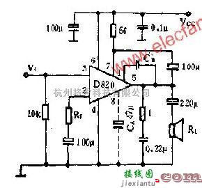 多功能D820音频功率放大电路  第1张