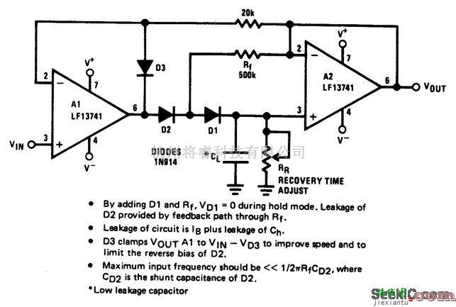 检测电路中的超低漂移峰值检测器  第1张