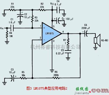 音频电路中的简单LM1875多媒体功放电路  第2张