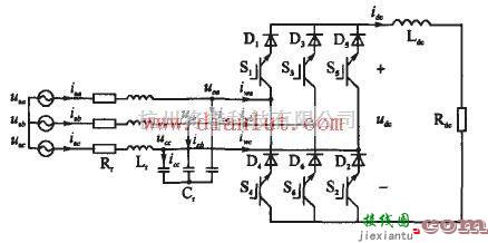 电源电路中的简单三相电流型PWM整流器的拓扑电路设计  第1张