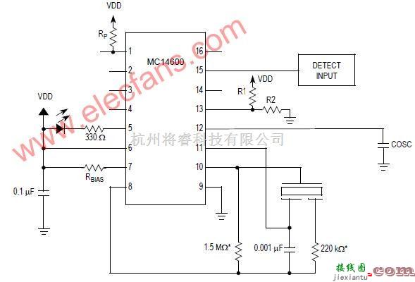 MC14600应用电路(报警IC)  第1张