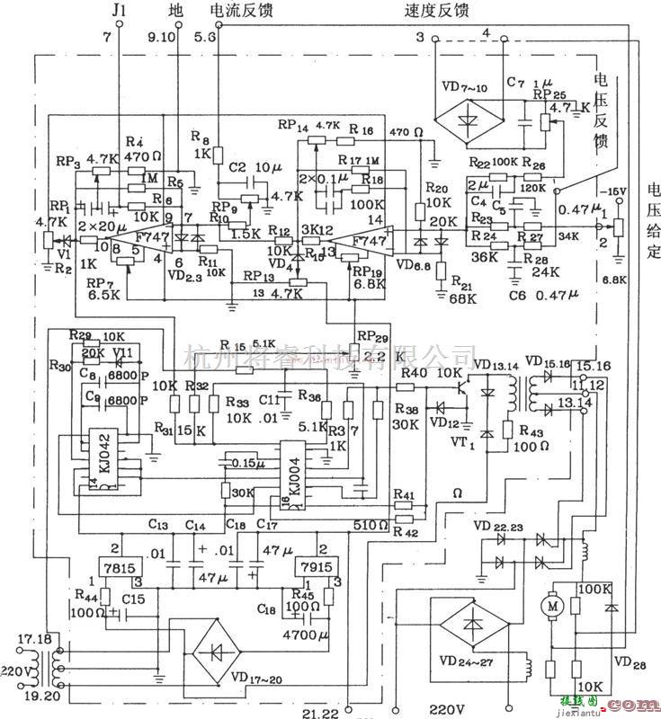 基于KJZ1的直流电机调速板电路  第1张