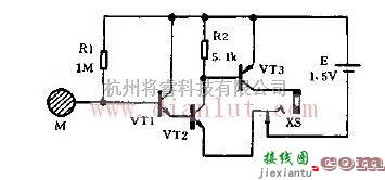 隐蔽电线检测器的电路原理图  第1张