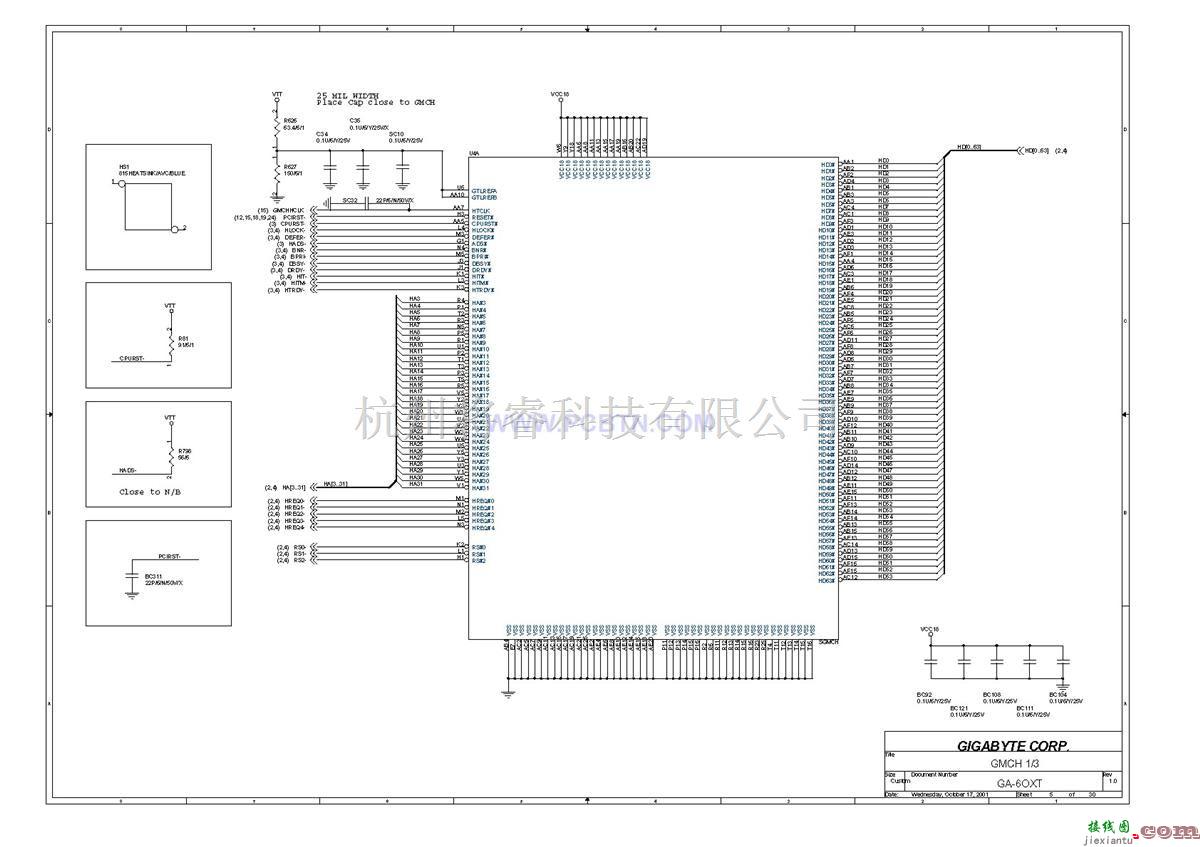 微机单片机中的6OXT(1.0)电脑主板设计图[_]05  第1张