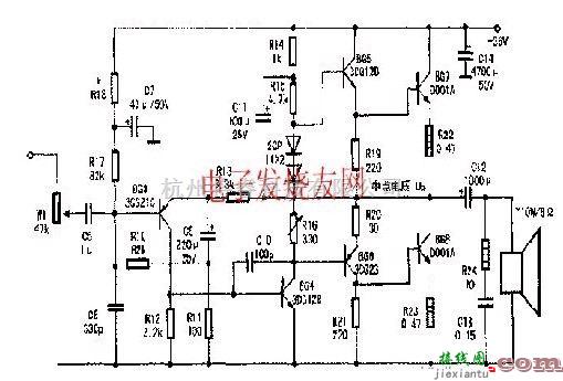 10W单声道OTL电路功放的检修电路  第1张