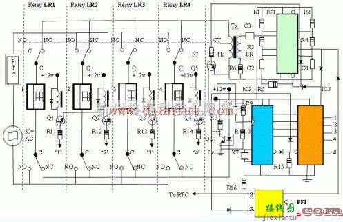 基础电路中的4+0内部对讲机  第1张