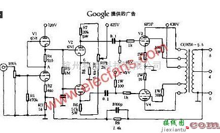 电子管功放的调试电路原理图原理  第1张