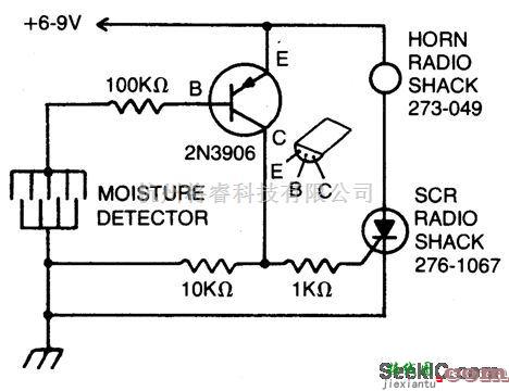 检测电路中的水分探测器  第1张