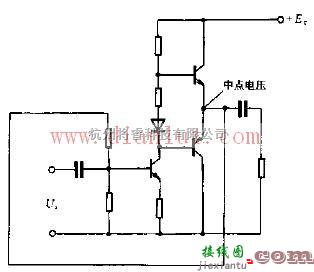 线性放大电路中的稳定静态工作点的电路原理图  第1张