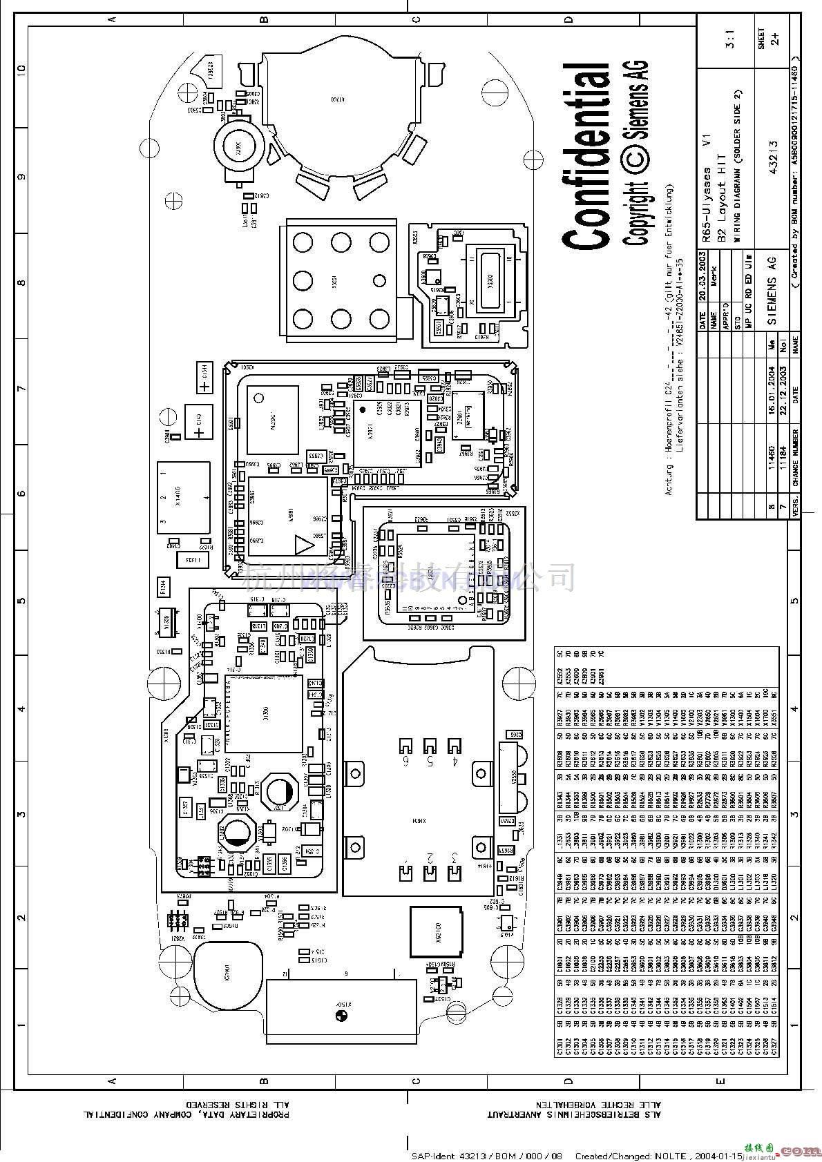 通信电路中的西门子原件排版CX65  14 第1张