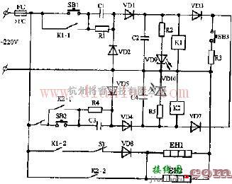 容声DX-60A双温电子消毒柜电路原理图  第1张