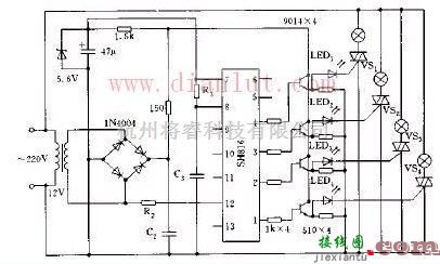 SH816彩灯的扩容电路  第1张