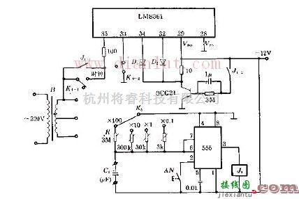 新型多功能数字钟兼电容测量电路  第1张