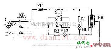 型号为CFXB20 CFXB30的柏力电饭锅电路图  第1张