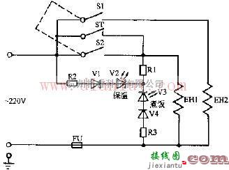 乐宝、富豪保温式自动电饭锅电路原理图  第1张