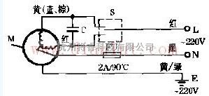 永华牌百叶窗式换气扇电路  第1张