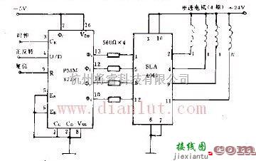 专用集成芯片的步进电动机驱动电路原理图  第1张