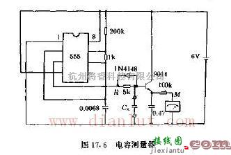 有关电容测量器电路示意图  第1张