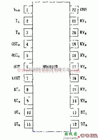 光电电路中的MN6930B的引脚图  第1张