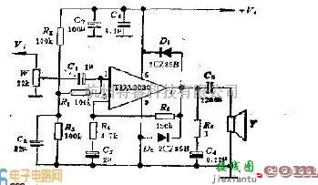 多功能TD2030功放电路图  第1张