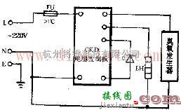 华凌DKW-65A双功能电子消毒柜电路原理图  第1张