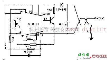 新型高精度温度变送器电路  第1张