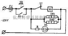 高宝DXW-60高温电子消毒柜电路原理图  第1张