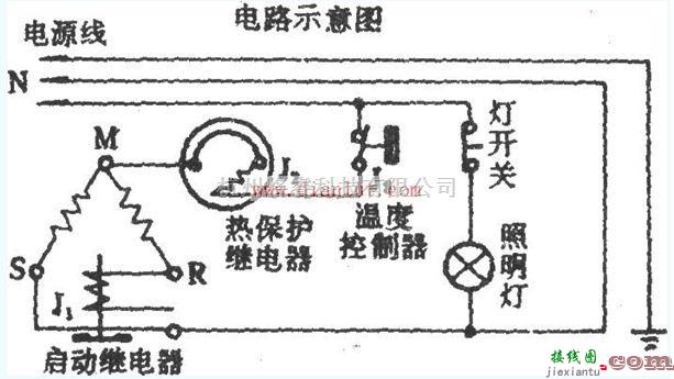 中意BCD-185型电冰箱电路设计  第1张