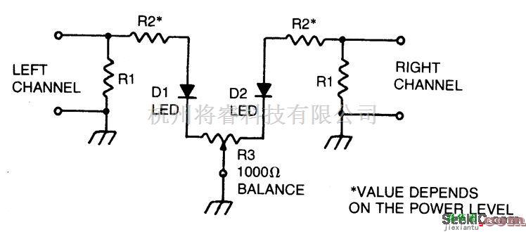 音频电路中的立体声平衡电路  第1张