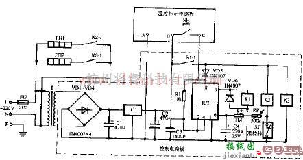 新型简易高温电子消毒柜电路  第1张