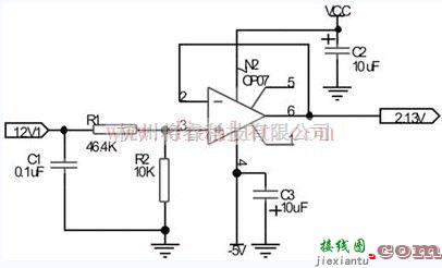 12V检测电压调理电路  第1张