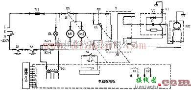 格兰仕WP750A电脑式微波炉电路原理图  第1张