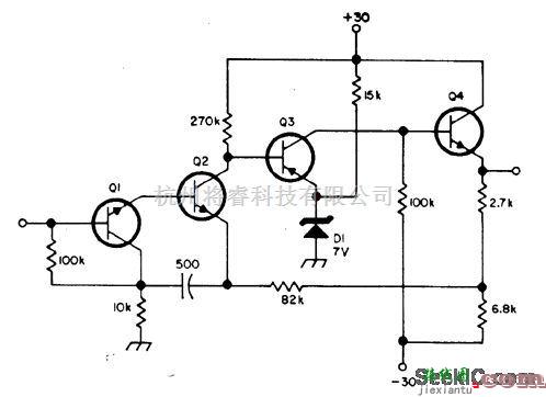 线性放大电路中的0.5Hz-2MHz的前置放大器电路  第1张