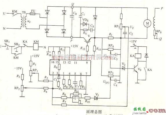 由IGBT构成的直流斩波调速系统电气电路原理图  第1张