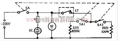 宝捷16R型台式暖风机电路设计  第1张