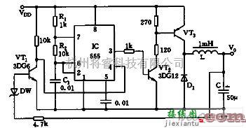 电源电路中的简易的感应开关式电源电路图  第1张