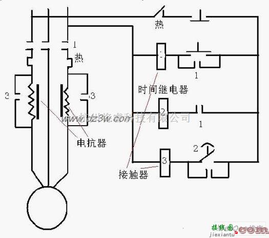 电抗降压起动电路图  第1张