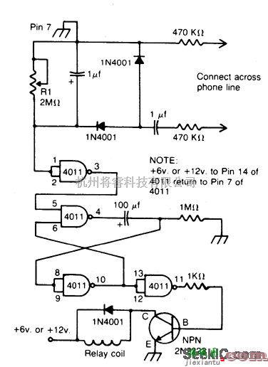 通信电路中的电话继电器  第1张