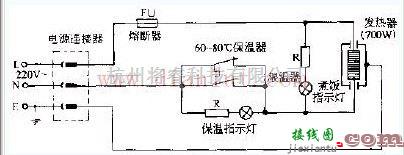 格兰仕CFXB50-70B型豪华型多功能电饭锅电路  第1张