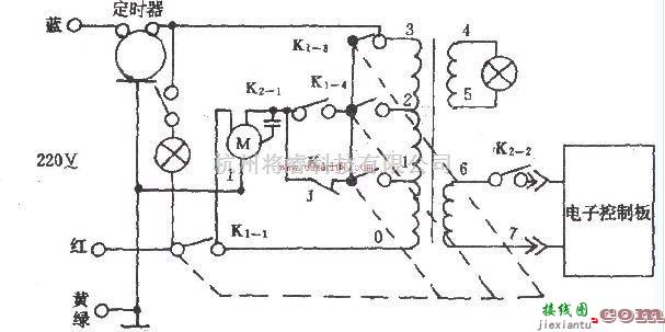 长城FS7-40型电风扇控制电路  第1张