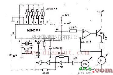 采用MSM5816的电动机控制电路  第1张
