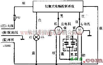 奥达YP5-4C豪华超薄型双风道抽油烟机电路原理图  第1张