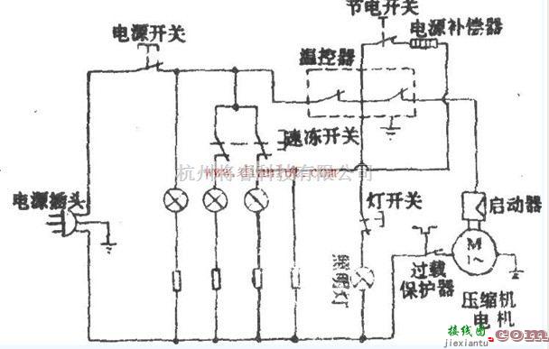 新飞BCD-245型电冰箱电路设计  第1张