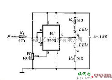 逻辑电平测量器电路原理  第1张